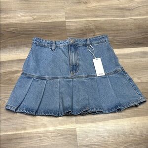 🏴 Ardenes Denim Blue Skirt size 5 NWT